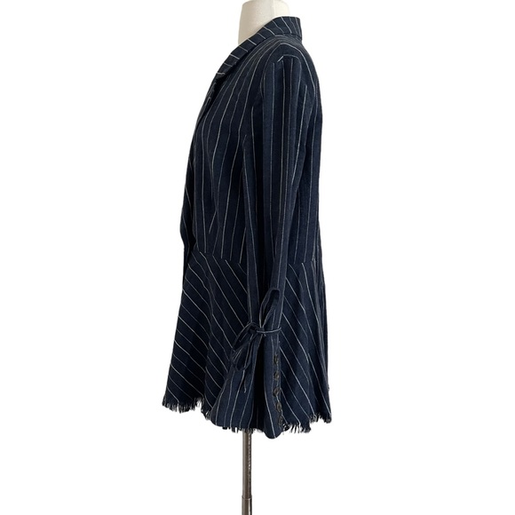 Free People Stella Striped Linen Blazer - Picture 7 of 12